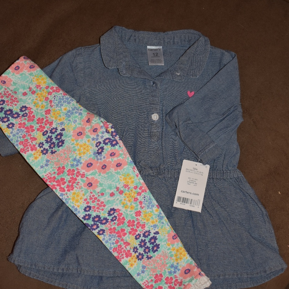 **NWT** Carter's Infant Girls Outfit